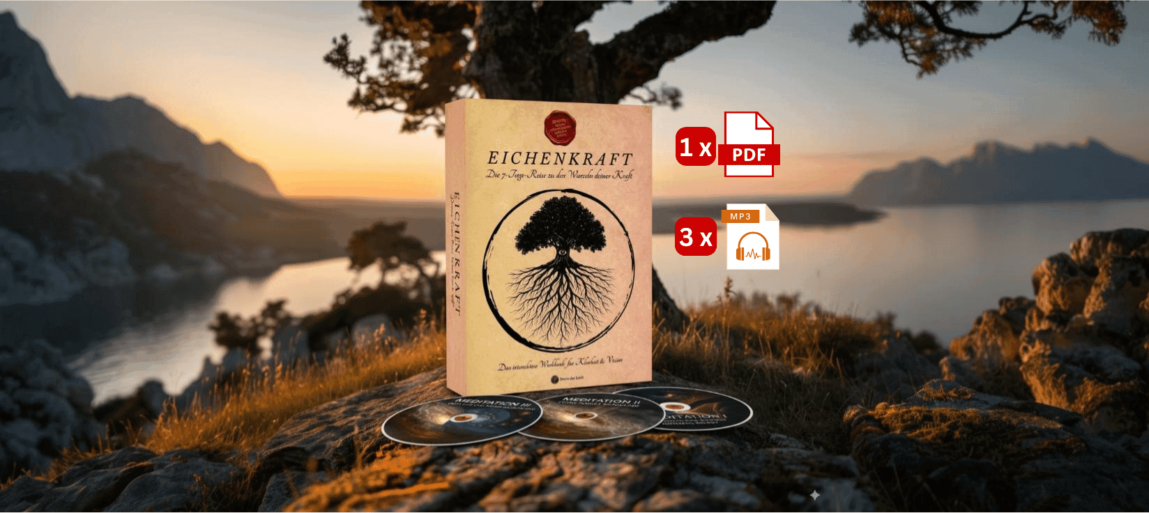 EICHENKRAFT – Das Workbook der inneren Stärke mit 3 Audio-Meditationen