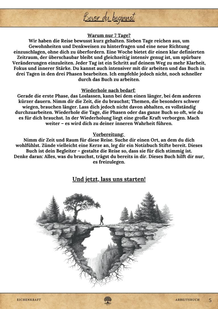 EICHENKRAFT Leseprobe – Seite 1